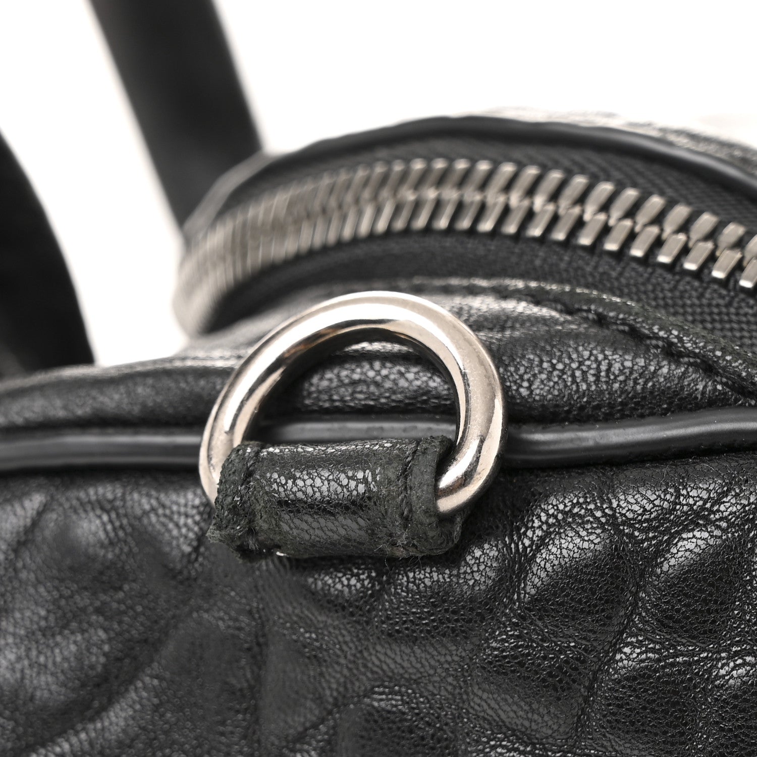 Alexander Wang Pebbled Lambskin Rocco Black Silver Hardware 11 of 12