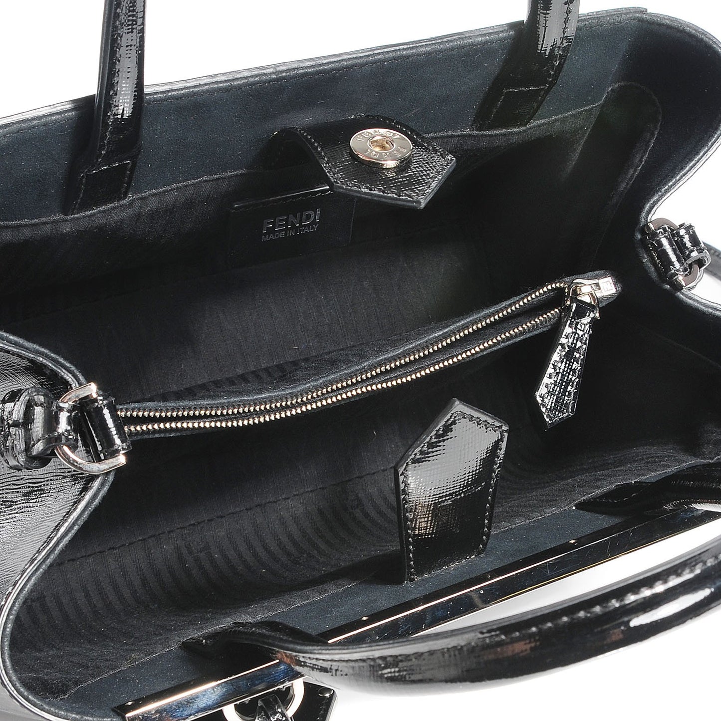 Vernice Petite 2Jours Tote Nero Black