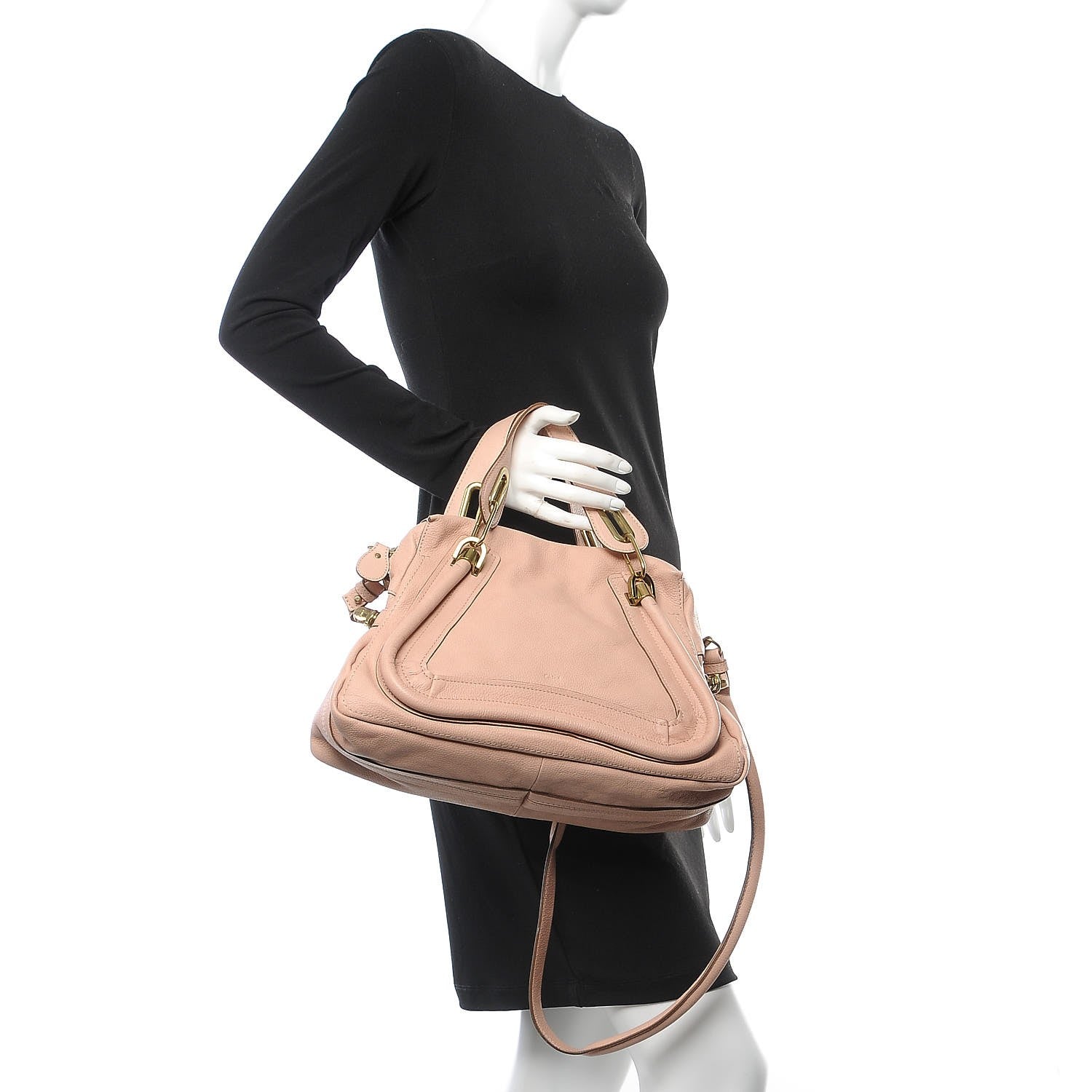 Chloe Calfskin Medium Paraty Anemone Pink 3 of 10