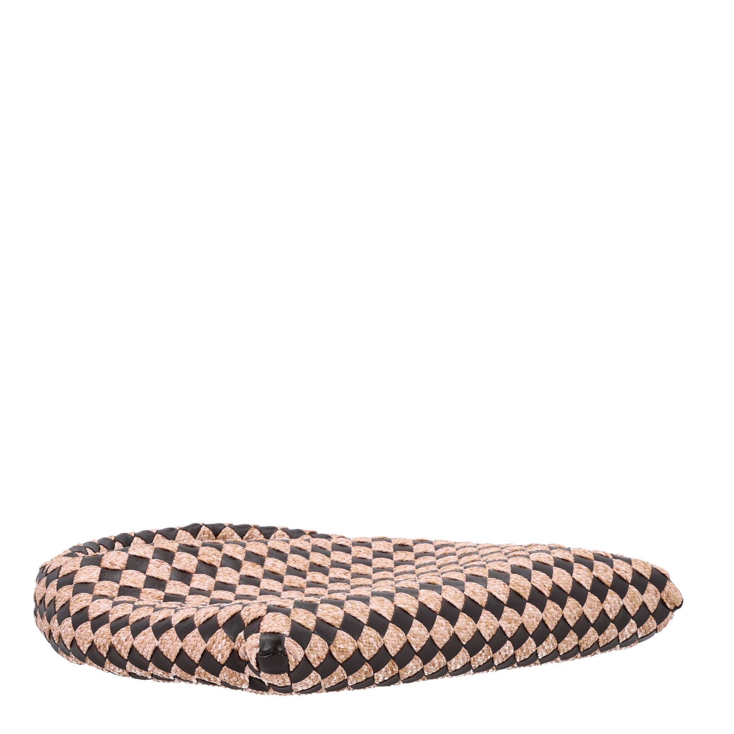 Nappa Raffia Intrecciato Small Hop Fondant Natural