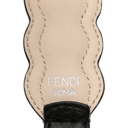 Fendi Calfskin Pearl Embellished Mini Strap You Black Camelia 3 of 3