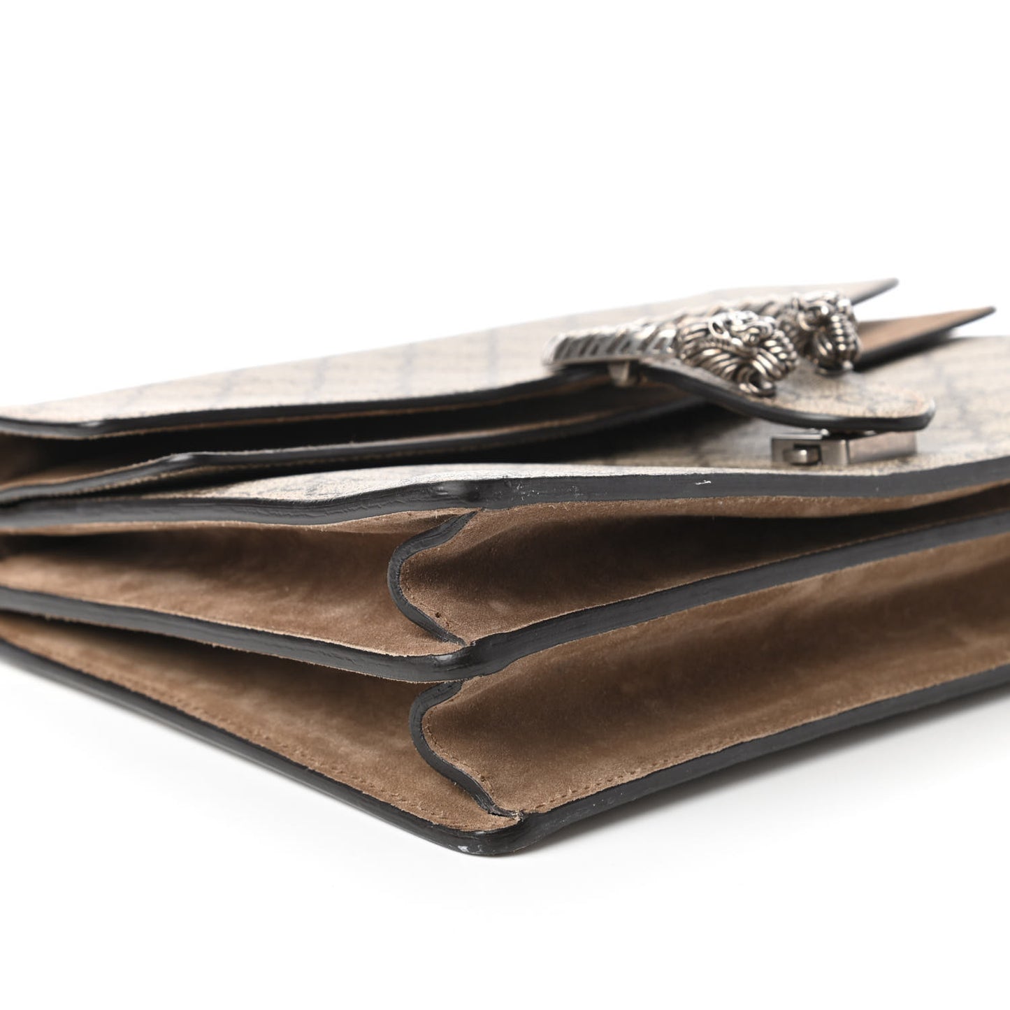 GG Supreme Monogram Medium Dionysus Shoulder Bag Taupe