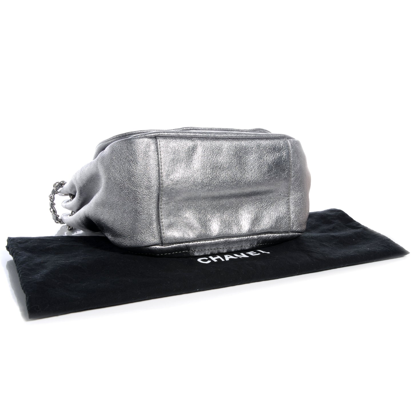 Luxe Ligne Flap Bag Silver