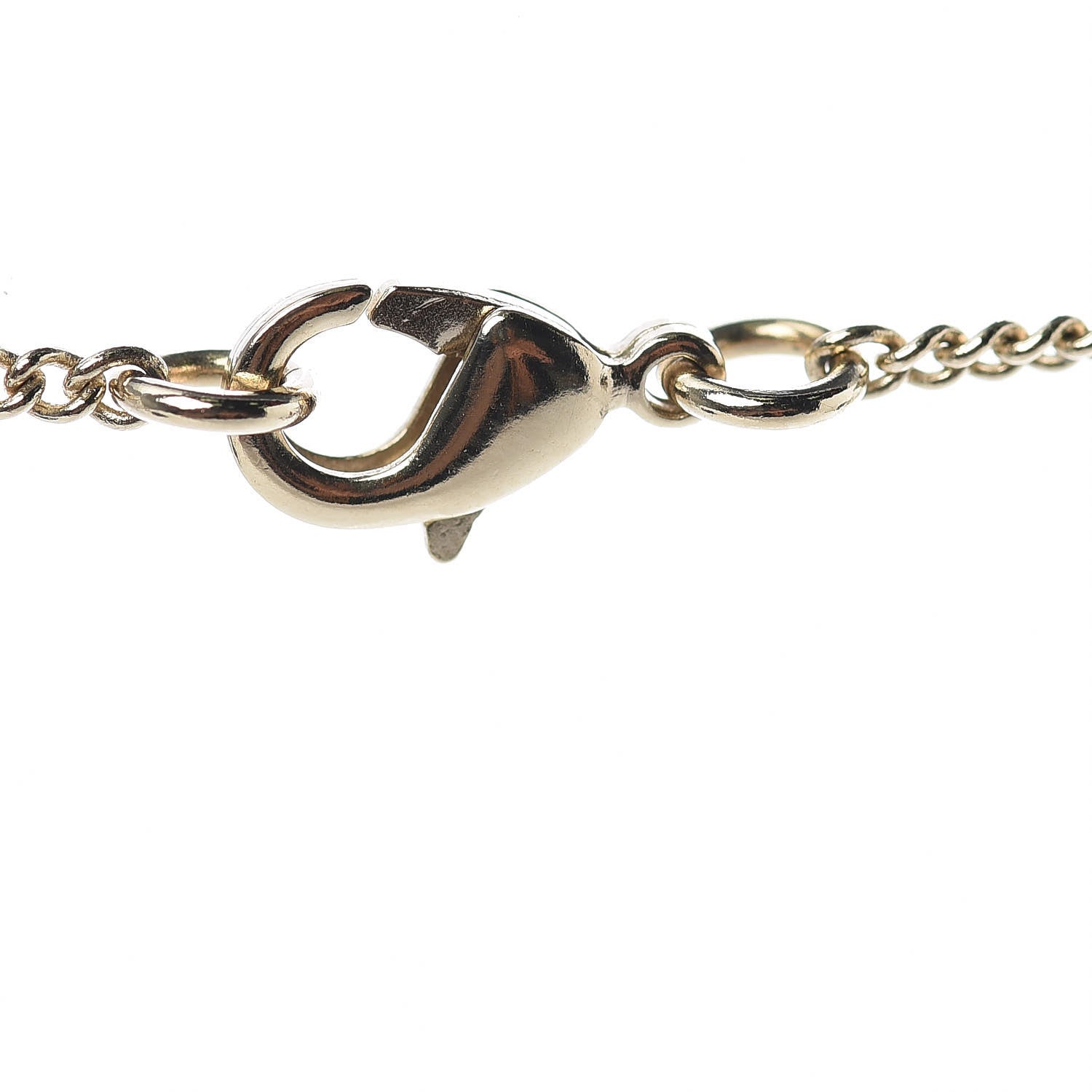 Chanel Baguette Crystal High Society CC Pendant Necklace Gold 5 of 7