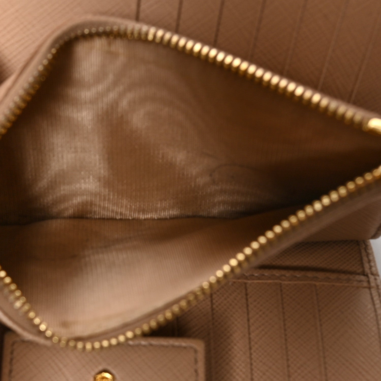 Prada Saffiano Metal Tab Wallet Cammeo 7 of 11