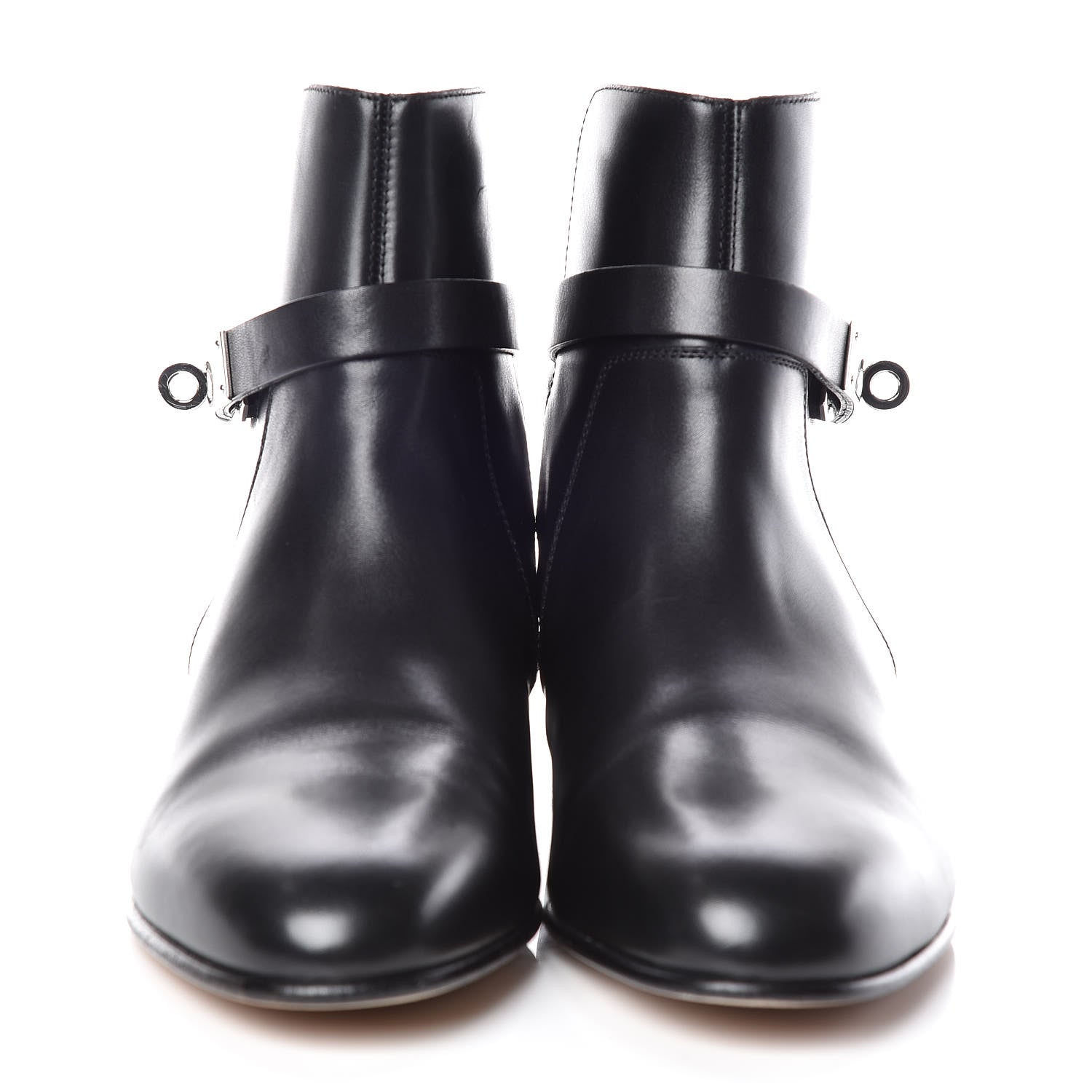Hermes Calfskin Neo Low Boots 37 Black 2 of 10