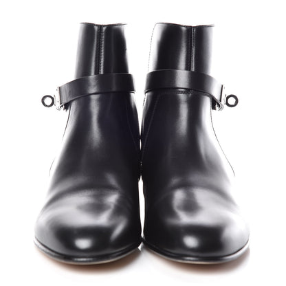 Hermes Calfskin Neo Low Boots 37 Black 2 of 10