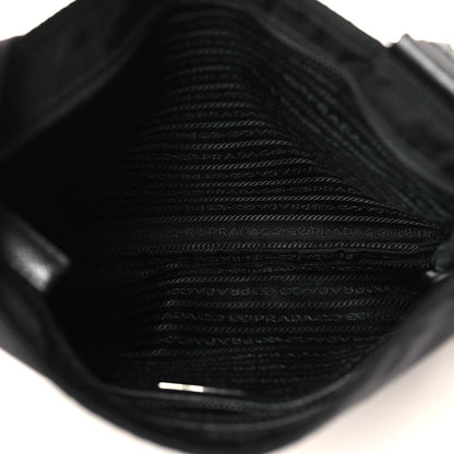 Prada Re-Nylon Saffiano Pocket Flat Messenger Bag Black 5 of 9