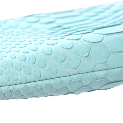 Chanel Python Timeless Clutch Blue 12 of 15