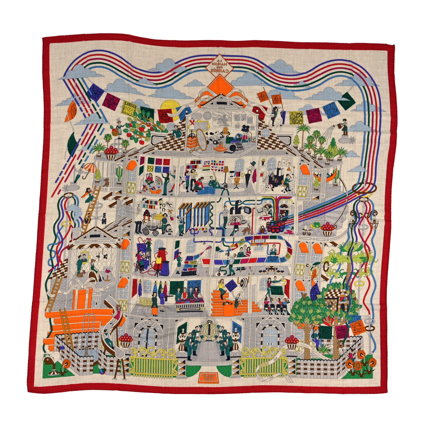 Cashmere Silk La Maison des Carres Shawl 140