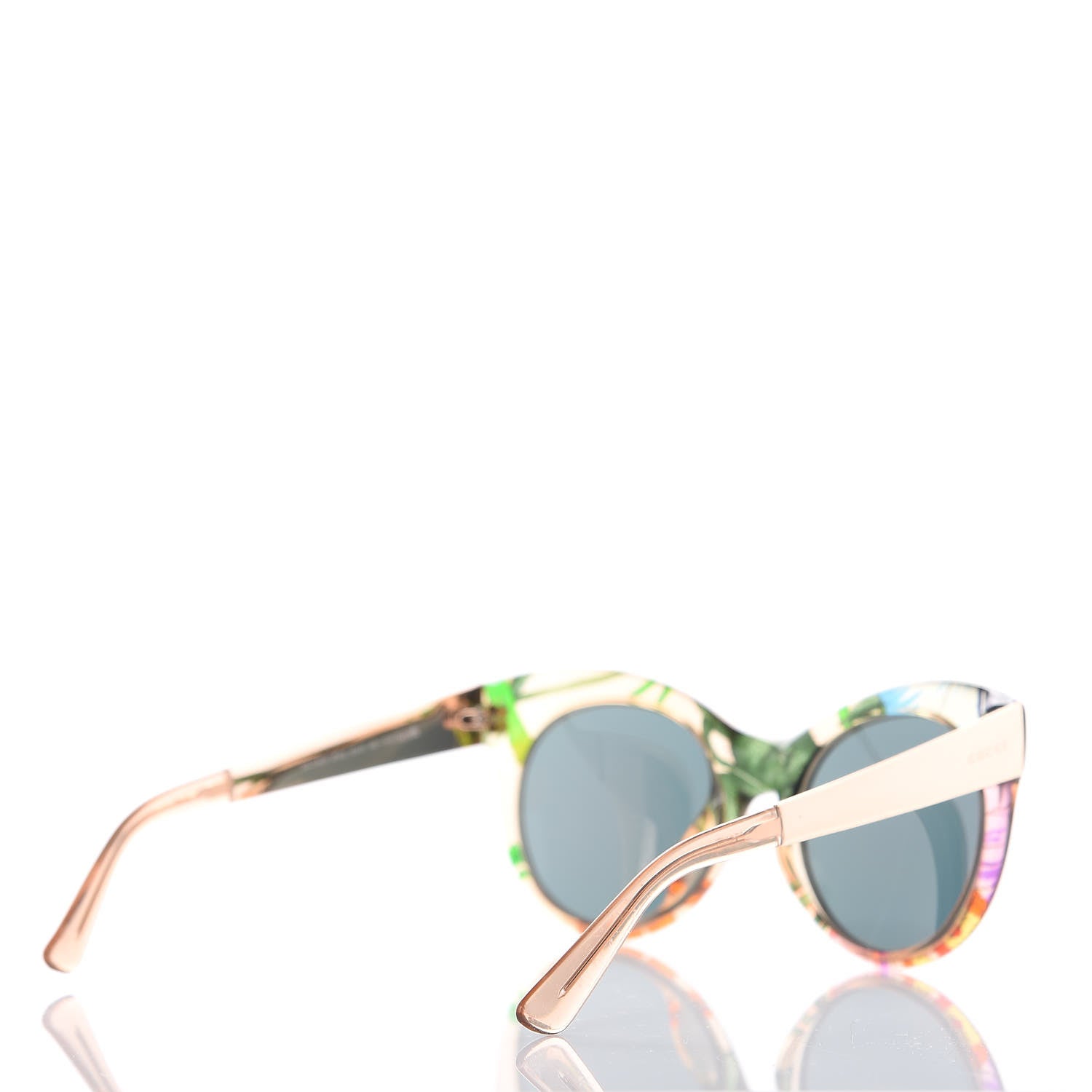 Gucci Cat Eye Floral Print Sunglasses GG 3740/S Multicolor 4 of 8
