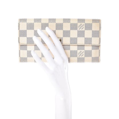 Louis Vuitton Damier Azur Sarah Wallet 2 of 14