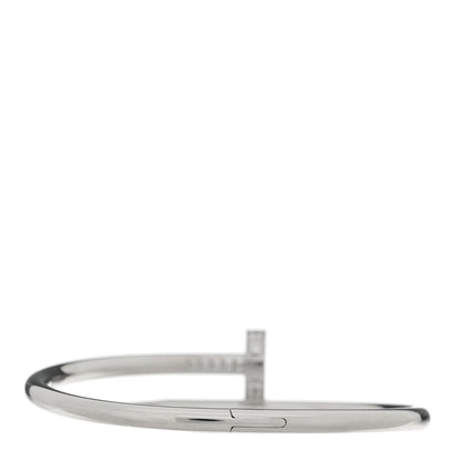 Cartier 18K White Gold Diamond Juste Un Clou Bracelet 15 2 of 4