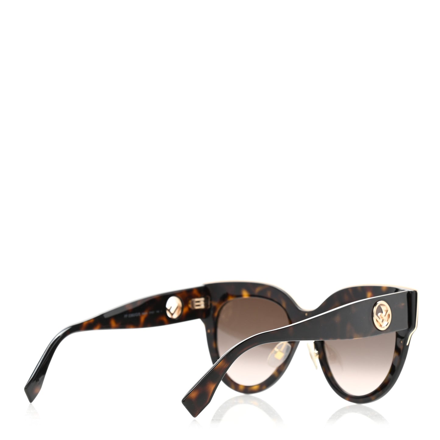 Acetate F is Fendi Cat Eye Sunglasses FF 0360/G/S Havana