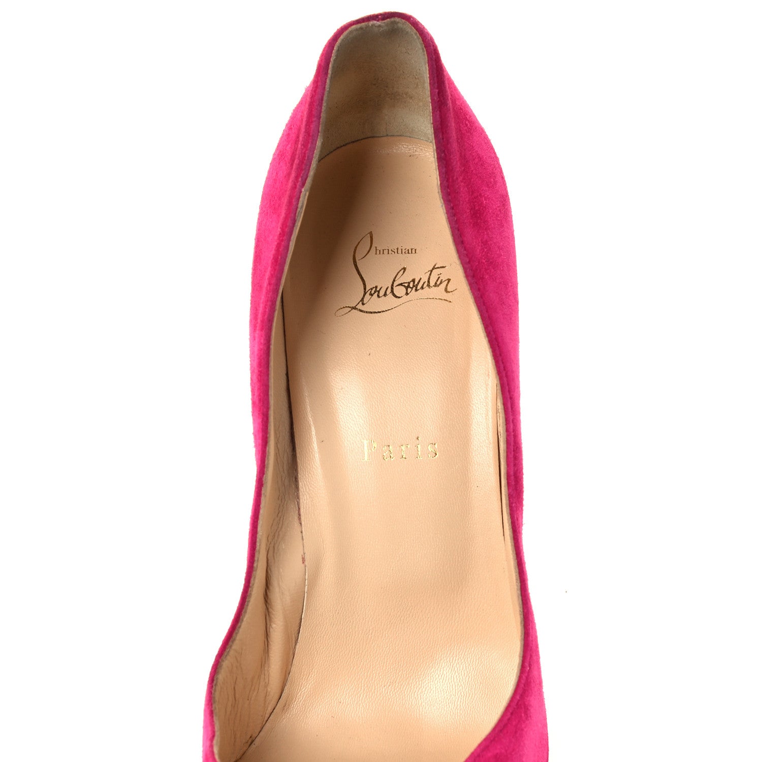 Christian Louboutin Veau Velours Pigalle Follies 120 Pumps 41 Rosa 9 of 10