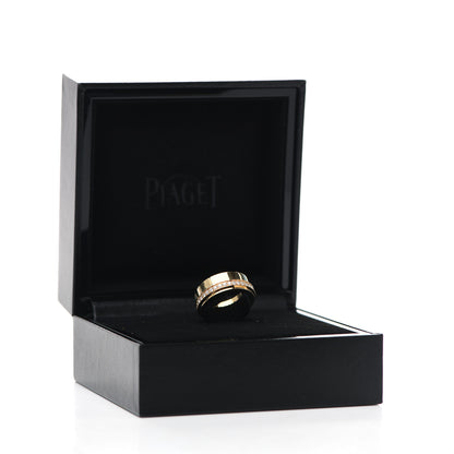 Piaget 18K Yellow Gold Diamond Possession One Row Ring 55 7.25 5 of 5