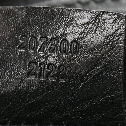 Gucci Calfskin Suede Fringe Babouska Hobo Black 7 of 10