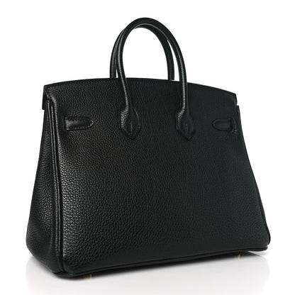 Hermes Togo Birkin 25 Black 3 of 10