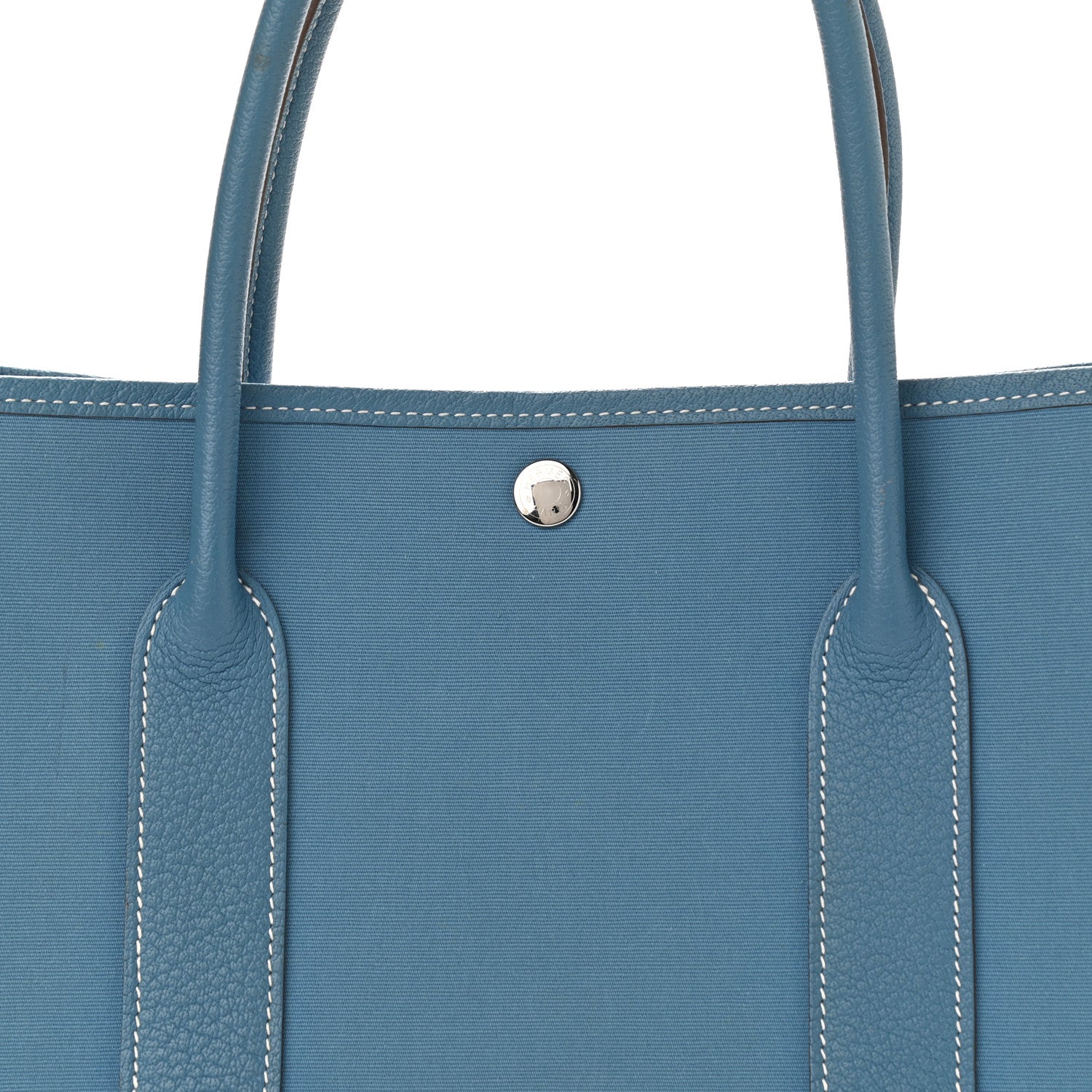 Hermes Negonda Garden Party Tote 36 MM Blue Jean 7 of 12