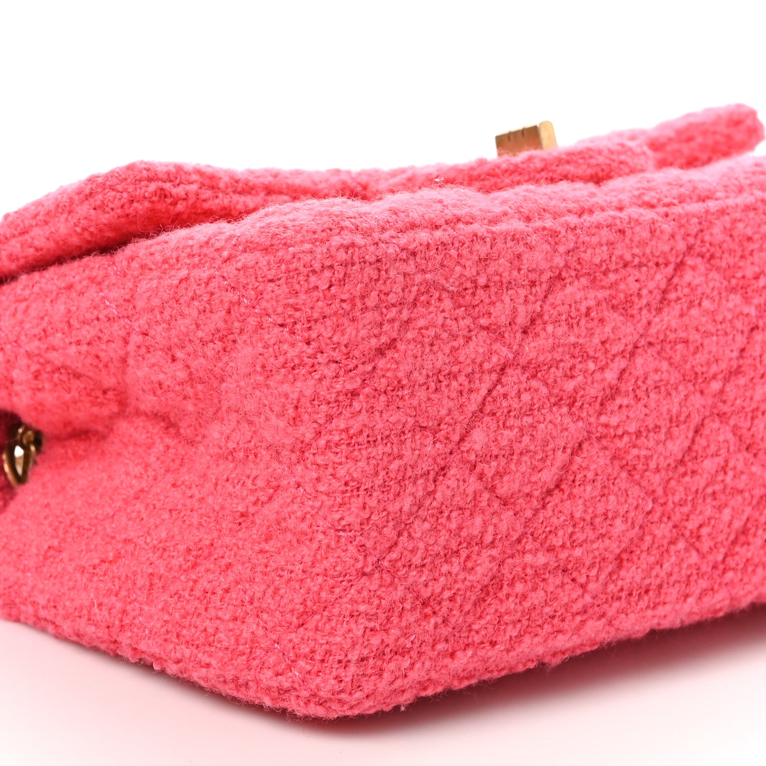 Chanel Tweed Quilted 2.55 Reissue Mini Flap Pink 9 of 10