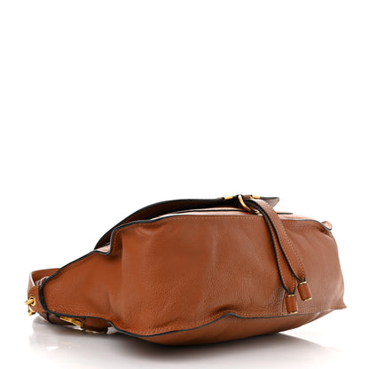 Chloe Calfskin Medium Marcie Satchel Tan 4 of 11