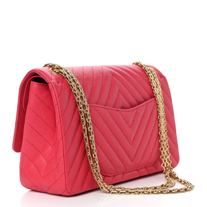 Chanel Sheepskin Chevron Quilted 2.55 Reissue 226 Flap Pink 2 of 10