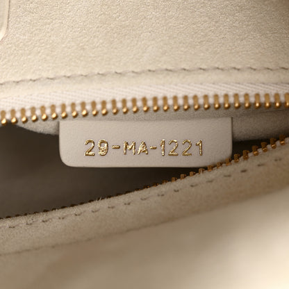 Christian Dior Lambskin Cannage Medium Lady Dior White 7 of 11