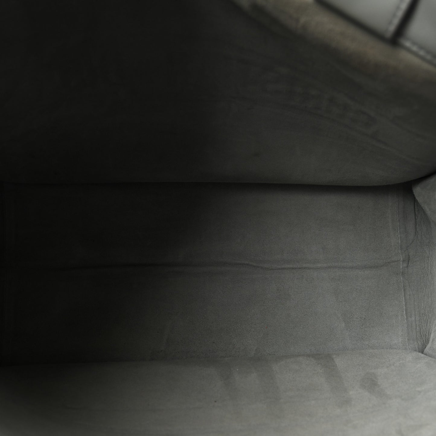 Calfskin Embossed Medium Book Tote Grey Stone