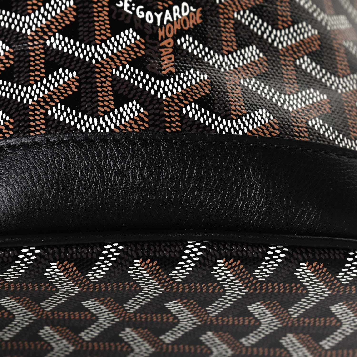 Goyard Goyardine Petit Flot Bucket Bag PM Black 6 of 9