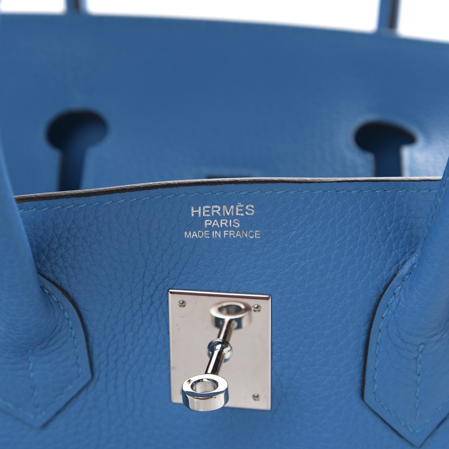 Hermes Taurillon Clemence Birkin 35 Bleu Zanzibar 5 of 10
