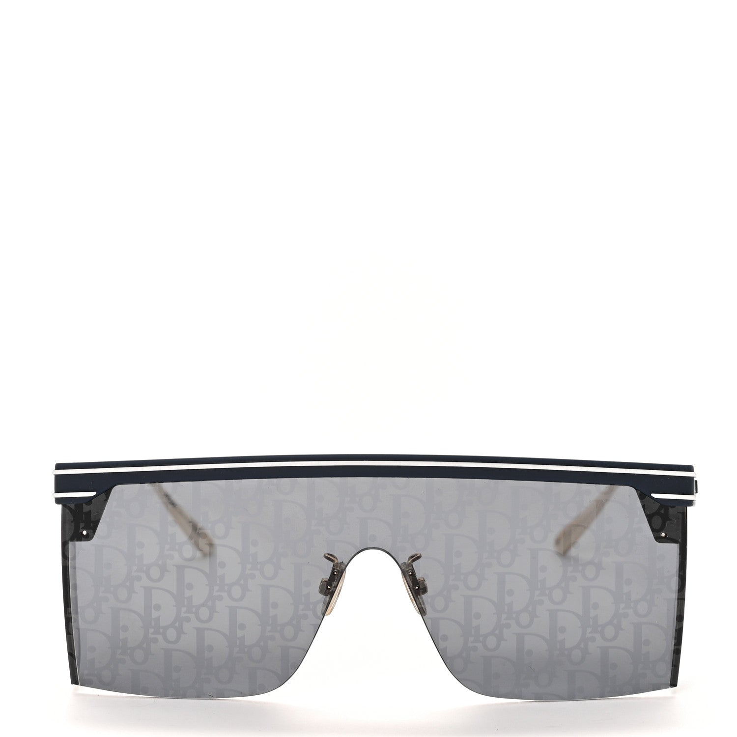Christian Dior Oblique Diorclub M1U Mask Sunglasses Blue 2 of 8