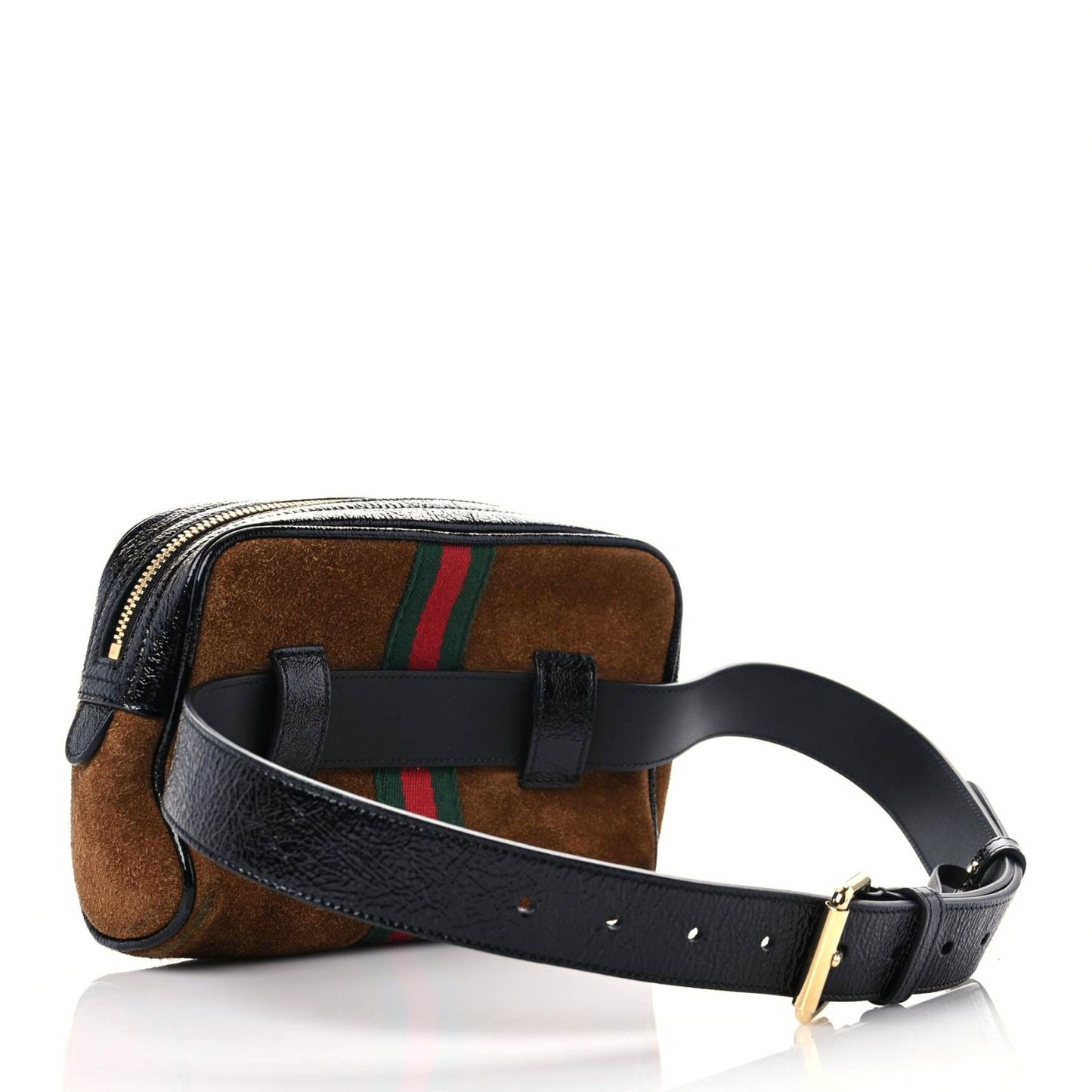 Suede Small Ophidia Belt Bag 75 30 Brown