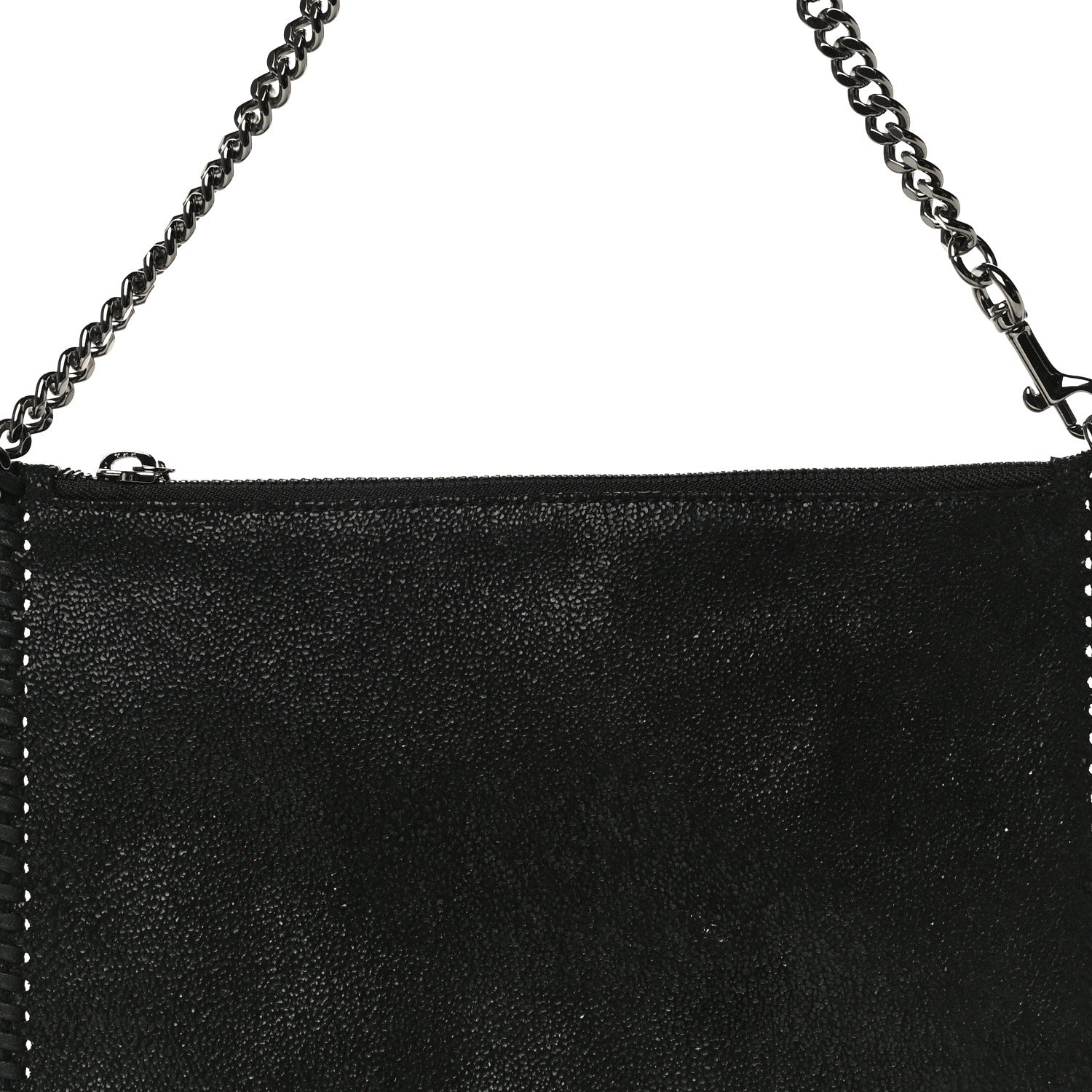 Stella McCartney Shaggy Deer Falabella Clutch Black 3 of 15