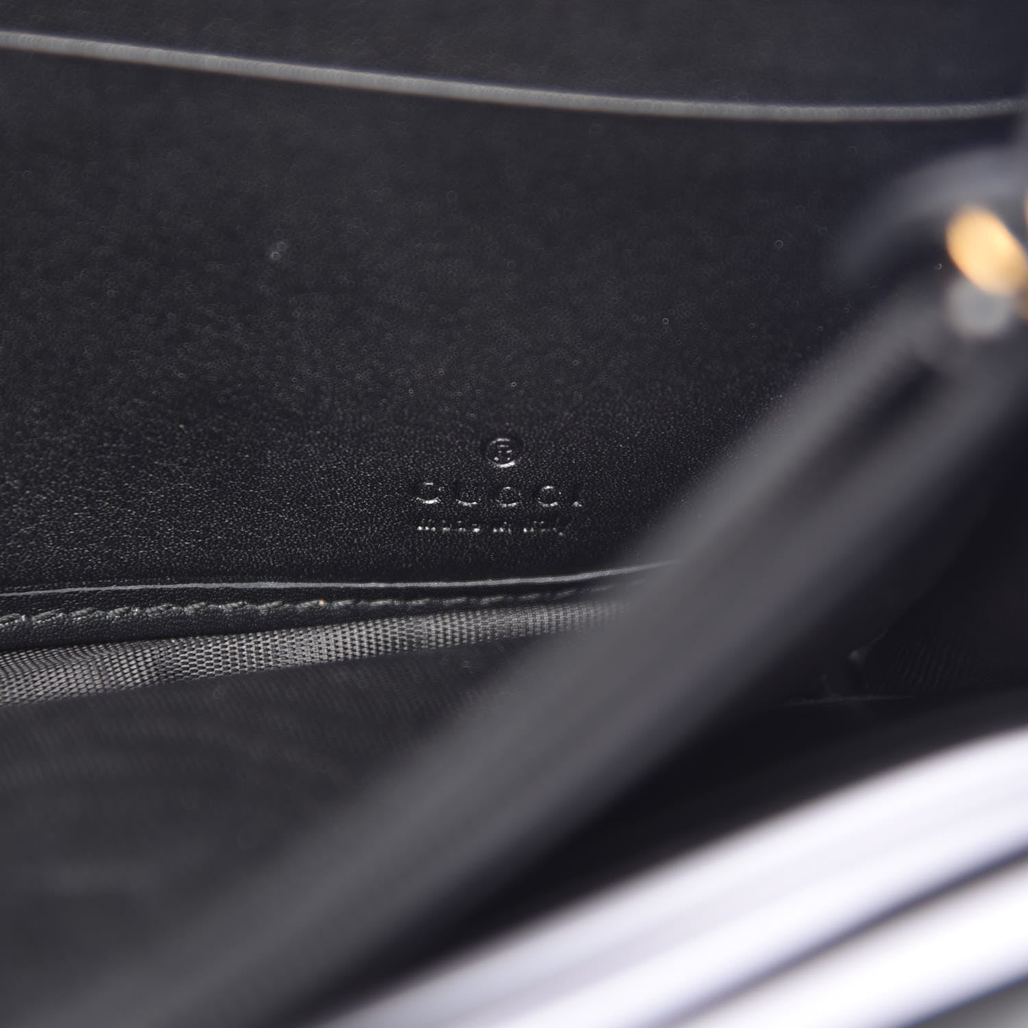 Gucci Calfskin Matelasse GG Marmont Continental Wallet Black 6 of 16