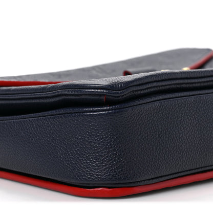 Louis Vuitton Empreinte Pochette Metis Marine Rouge 7 of 8