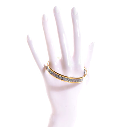Hermes Enamel Narrow Printed Bracelet 65 Pink 2 of 6