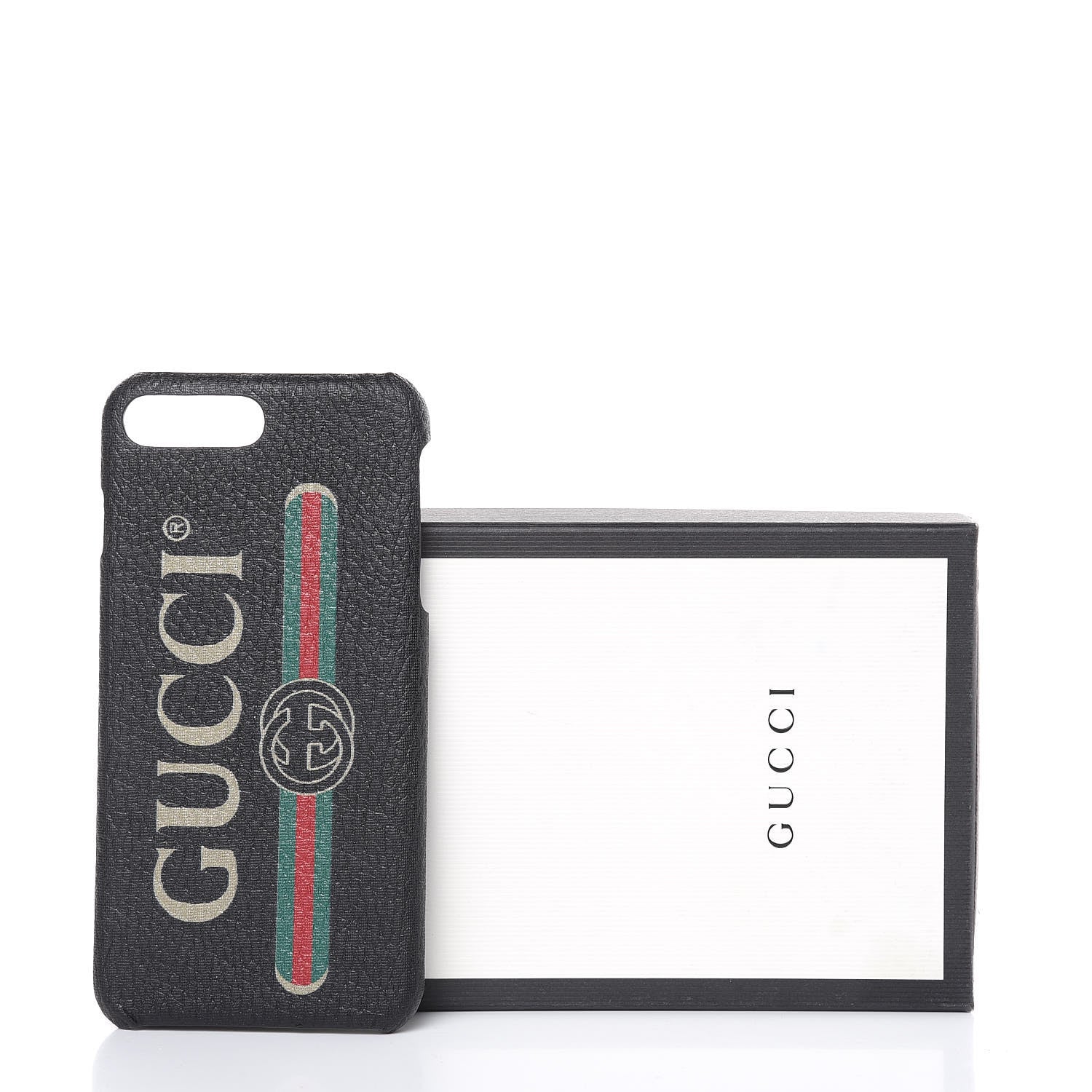 Gucci Rubber Print iPhone 7/8 Plus Case Black 6 of 6