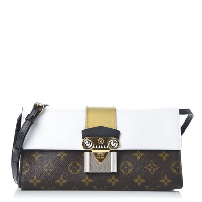 Louis Vuitton Calfskin Monogram Column Clutch 1 of 9