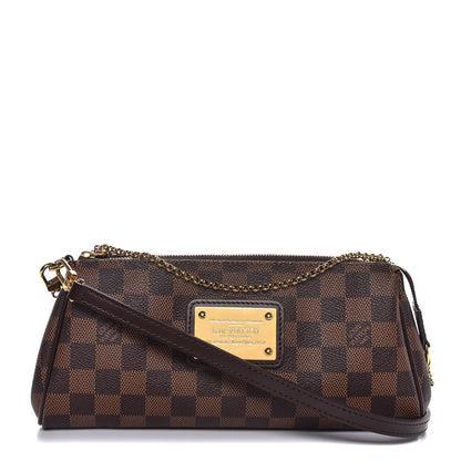 Louis Vuitton Damier Ebene Eva Clutch 1 of 8