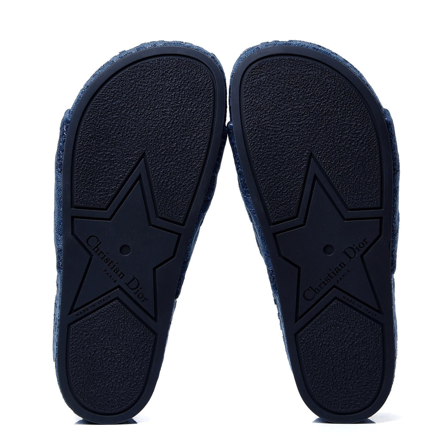 Oblique Denim D-Way Platform Sandal 35 Blue