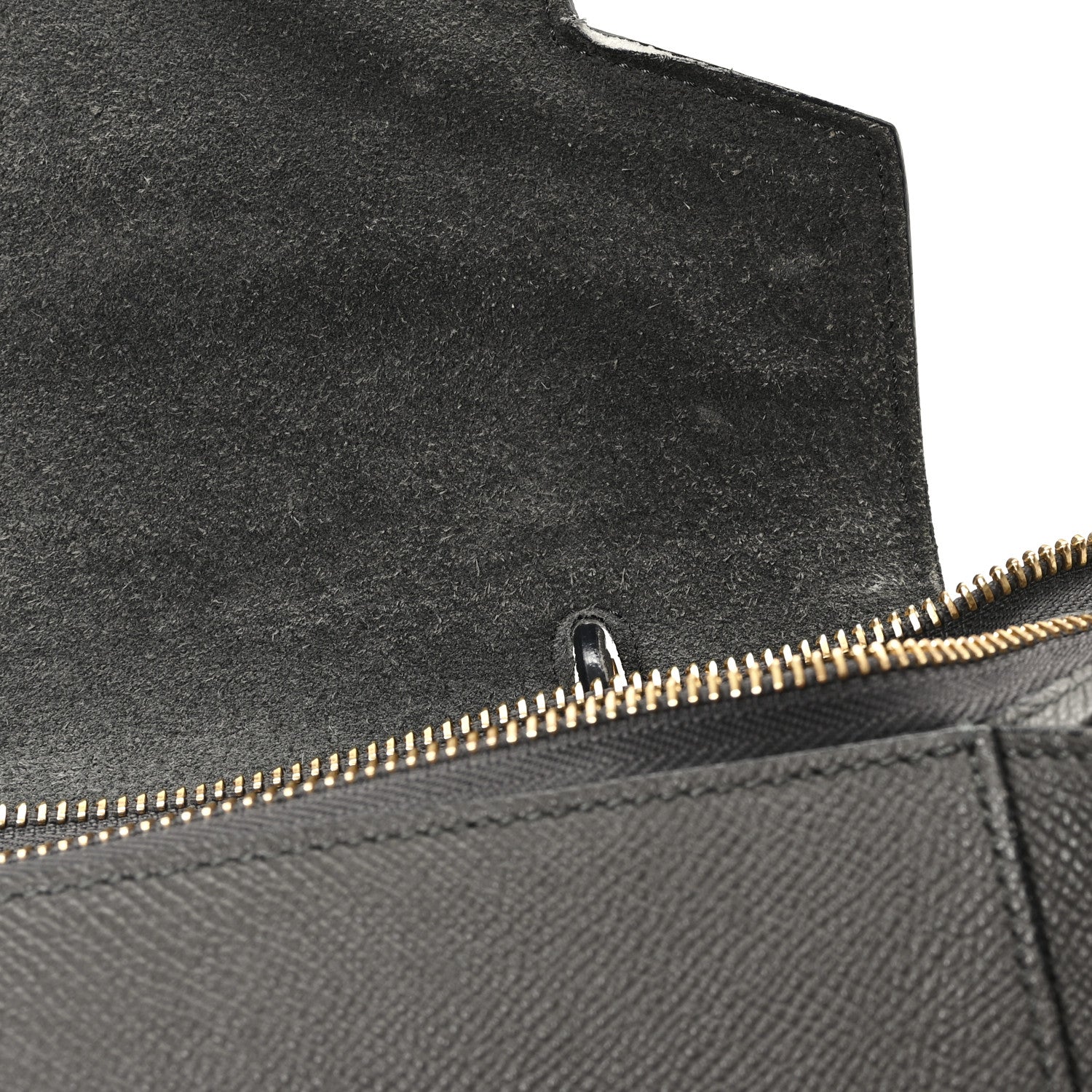 Celine Grained Calfskin Mini Belt Bag Grey 12 of 14