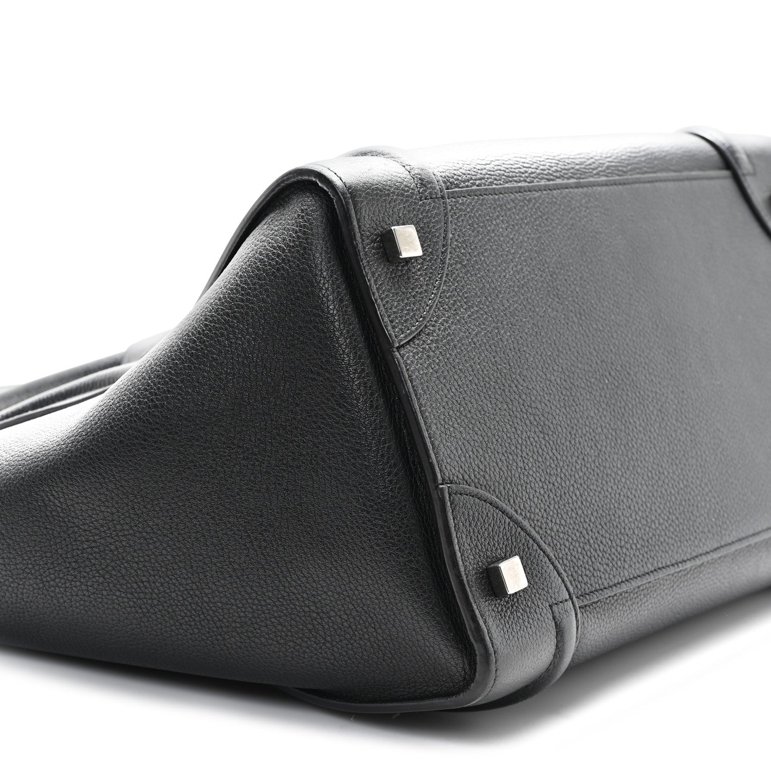Celine Drummed Calfskin Mini Luggage Black 8 of 12