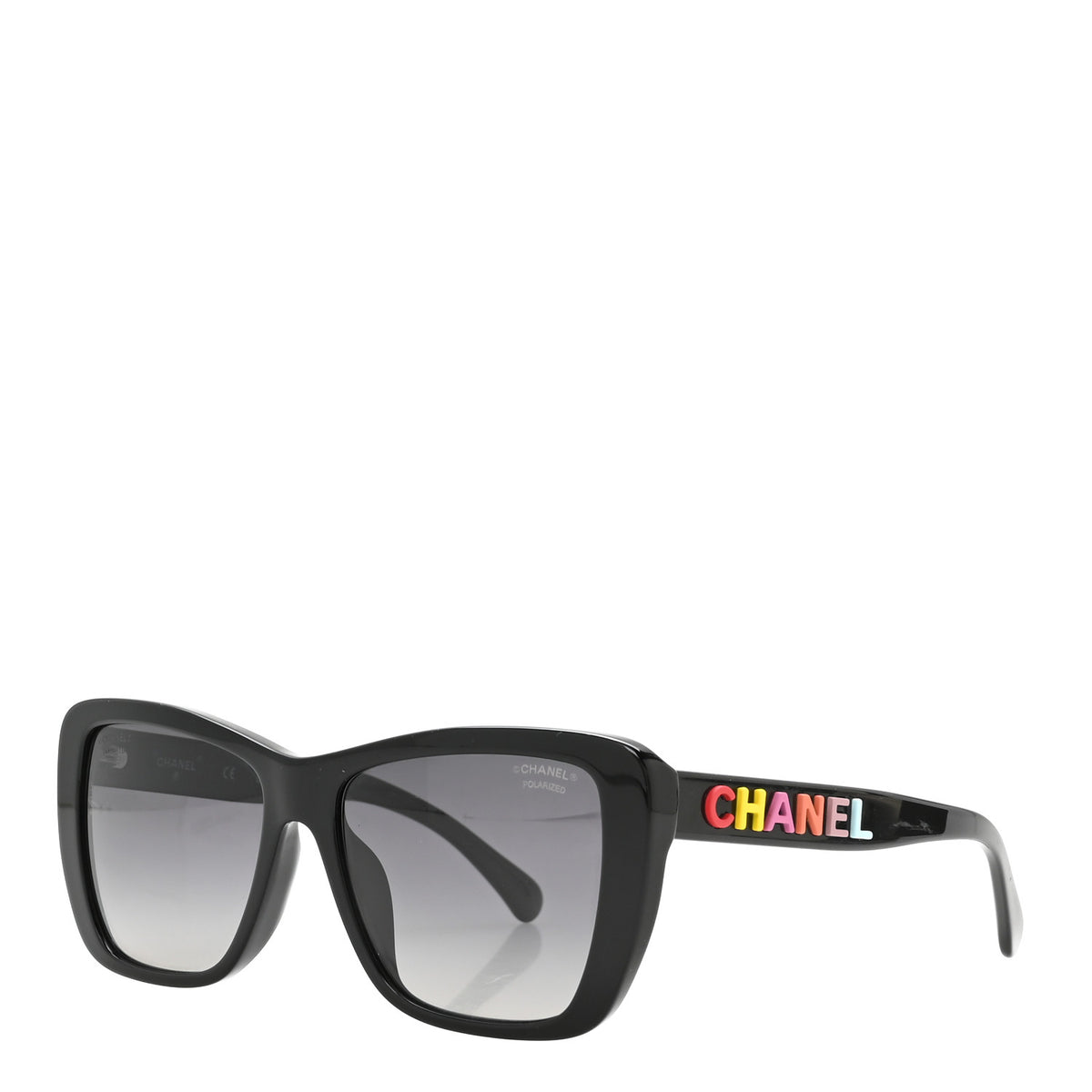 Acetate Polarized Butterfly Sunglasses 71548A Black
