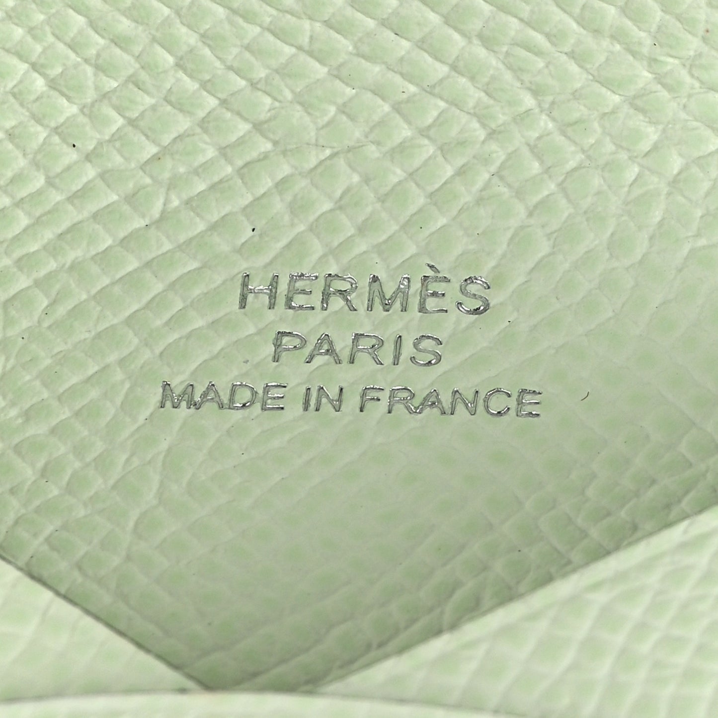 Epsom Calvi Card Case Vert Fizz