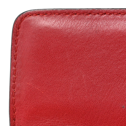 Gucci Calfskin Studded Small Padlock Shoulder Bag Hibiscus Red 11 of 14