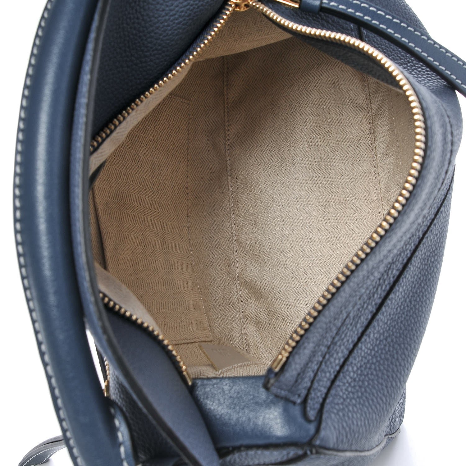 Loewe Grained Calfskin Small Puzzle Shoulder Bag Dark Blue 7 of 7
