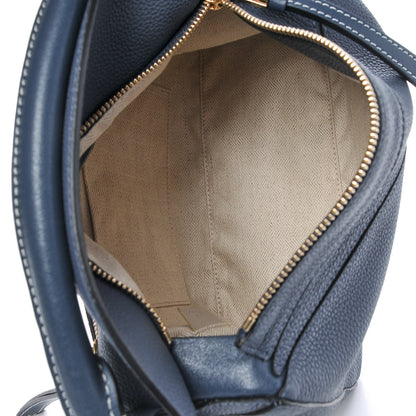 Loewe Grained Calfskin Small Puzzle Shoulder Bag Dark Blue 7 of 7
