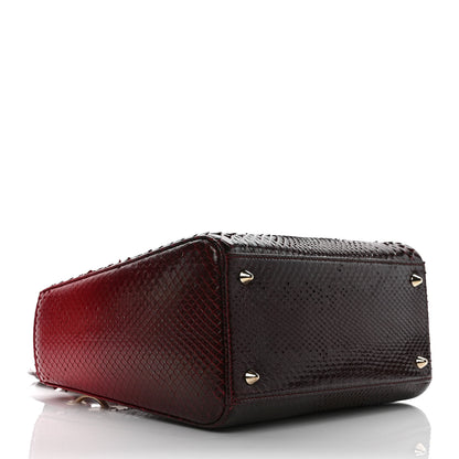 Christian Dior Snakeskin Medium Lady Dior Red 4 of 8