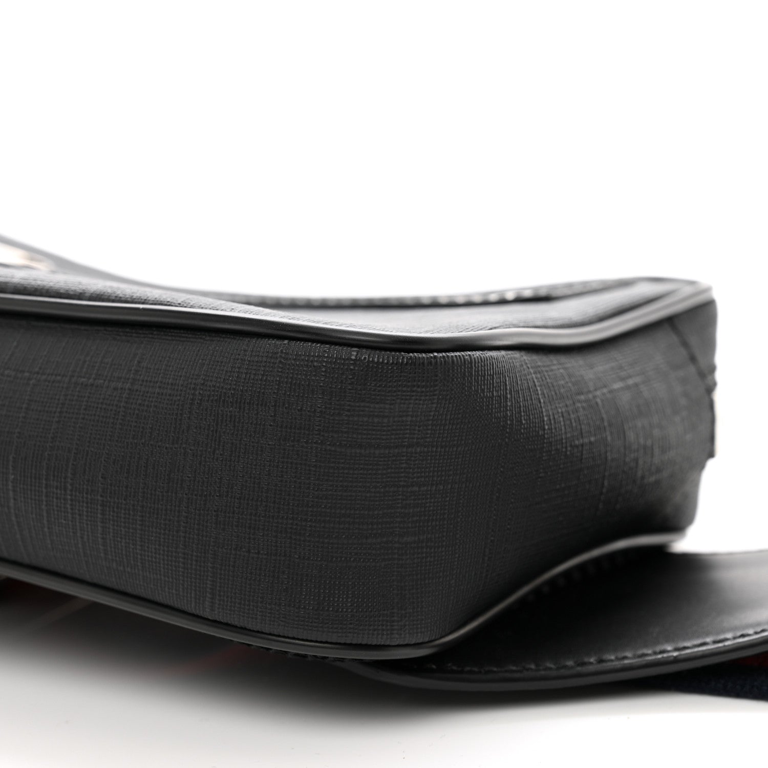 Gucci Soft GG Supreme Monogram Web Belt Bag Black Grey 8 of 8