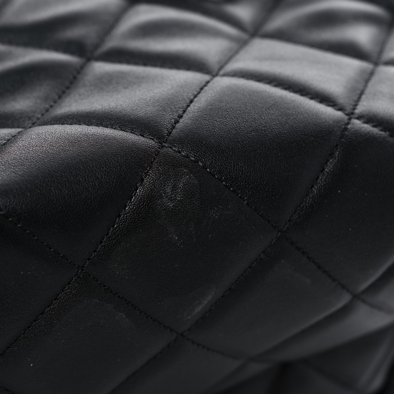 Chanel Lambskin Quilted CC Dweller Drawstring Tote Black 10 of 13